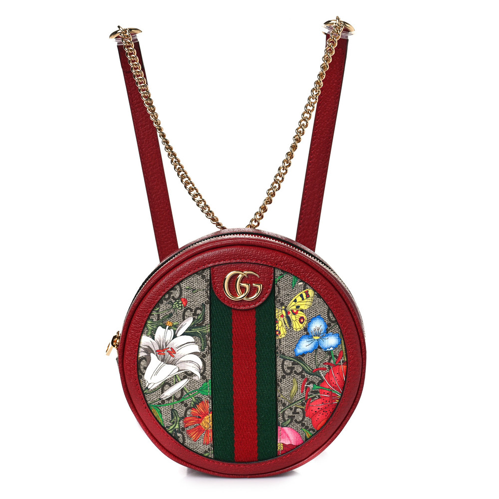 Gucci Gg Supreme Web Flora Mini Ophidia #72276G58